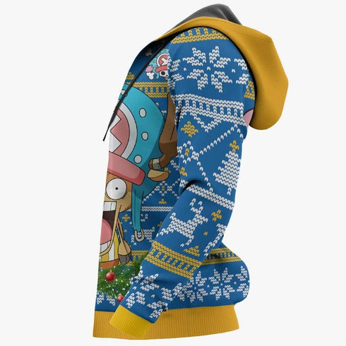 Chopper Ugly Christmas Sweater Custom One Piece Anime Xmas Gifts